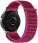 Watch Strap Eternico Airy Universal Quick Release 22mm Beet Red and Pink edge - Řemínek