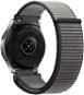 Eternico Airy Universal Quick Release 22mm Elephant Gray and Black edge - Watch Strap