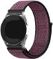 Eternico Airy Universal Quick Release 22mm Fig Purple and Black edge - Watch Strap