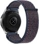 Eternico Airy Universal Quick Release 22mm Purple Blue and Blue edge - Watch Strap