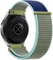 Remienok na hodinky Eternico Airy Universal Quick Release 22 mm Dark Blue and Green edge - Řemínek