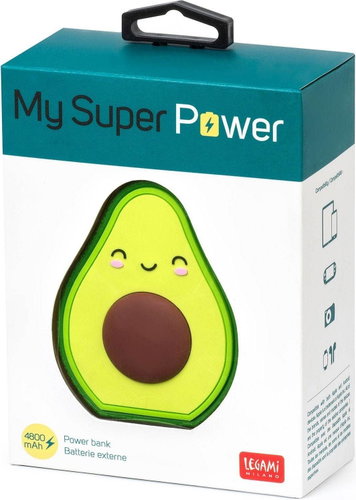 Legami My Super Power 4800 mAh - Power Bank - Avocado - Powerbanka - Main image