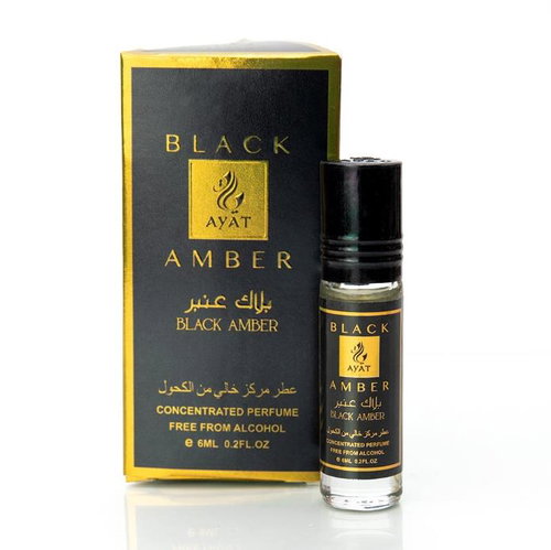 Ayat Perfumes Black amber 6 ml - Oil Perfume - Main image