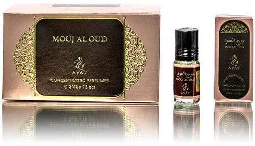 Ayat Perfumes Mouj al oud 3 ml - Oil Perfume - Main image
