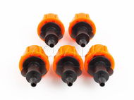 Aquanax AQS005 - Abschlussstecker 4 mm / 7 mm - 5 Stück in der Packung - Schlauchkupplung