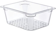 Araven Gastro container GN 1/2, polycarbonate, depth 130 mm, 7,8 l, perforated - Gastro Container