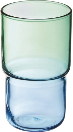 Arcoroc Candy Mix Drinking Glass, Green/Blue, 0.32L, 12pcs - Glass - Main image