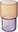 Glass, Orange/Violet, 0.32L, 12 pcs