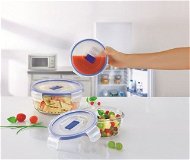 Luminarc PURE BOX ACTIVE Set of Round Boxes 3 Parts - Food Container Set