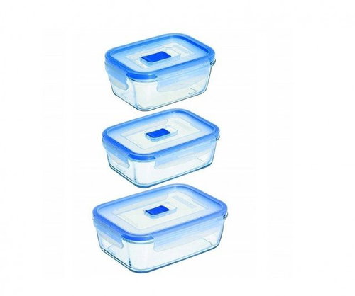 Luminarc PURE BOX ACTIVE 3-piece Container Set - Food Container Set - Main image