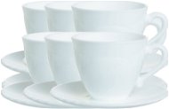 Arcoroc CADIX Set of 6 Cups with Saucer, 220ml - Set of Cups