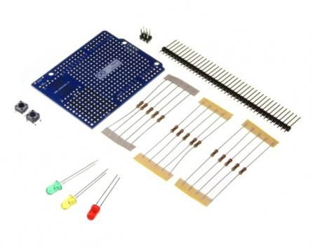 Arduino Shield - Proto KIT Rev3 Fő fotó Arduino Shield - Proto KIT Rev3 - Komponens - Fő fotó