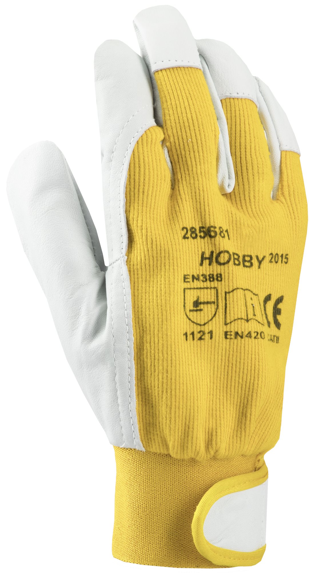 Ardon HOBBY Kesztyű, sárga, 7-es méret