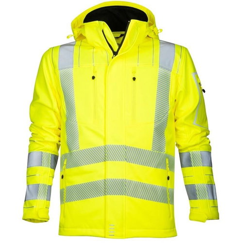 Ardon SIGNAL warning softshell jacket yellow - Workwear - Main image