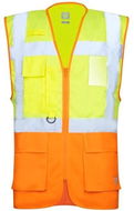 Pracovní vesta Ardon Síťovaná manažerská vesta SIGNAL žluto-oranžová vel. 5XL - Pracovní vesta