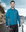 Sweatshirt 4TECH petrol blue