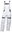 COOL TREND lacl trousers white-grey