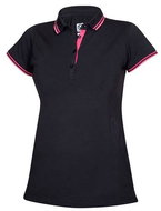 Ardon Polo Shirt Floret women black - Workwear