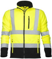 Ardon SIGNAL warning fleece sweatshirt yellow size 2.5 mm XXXL - Work Hoodie