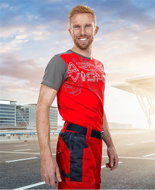 Ardon T-shirt VISION red size S - Work T‑Shirt