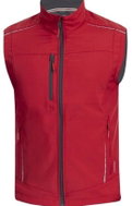 Ardon VISION softshell vest, red, size 4.5 mm XXXL - Work Vest