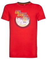 Ardon T-shirt 4TECH print Constructed red size S - Work T‑Shirt