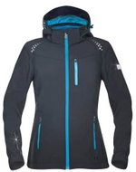 Ardon Jacket softsh. FLORET women's, black, turquoise zippers size 4.5 mm S - Work Jacket