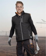 Ardon softshell vest VISION WINTER, black size M - Workwear