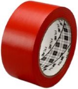 3M™ univerzální označovací PVC lepicí páska 764i, červená, 50 mm x 33 m - Lepicí páska