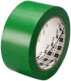 3M™ univerzálna označovacia PVC lepiaca páska 764i, zelená, 50 mm × 33 m - Lepiaca páska
