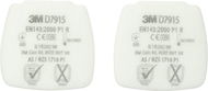 3M Secure Click D7915 Částicový filtr P1 R - balení 4ks - Filtr do respirátoru