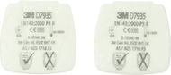 3M Secure Click D7935 Částicový filtr P3 R - balení 4ks - Filtr do respirátoru