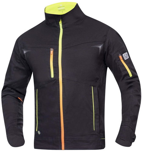 ARDON CREATRON Blouse black neon 3XL - Work Shirt - Main image