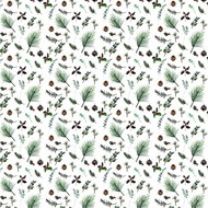 BE NICE EKO Christmas wrapping paper in pine needles light (5 sheets) - Wrapping Paper