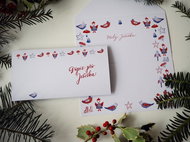 Be Nice EKO Dopis pro Ježíška - Folklorní Vánoce - Greeting Card