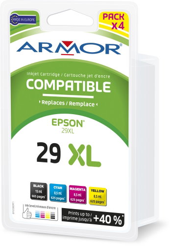 ARMOR for Epson T29964010 black - Compatible Ink - Main image
