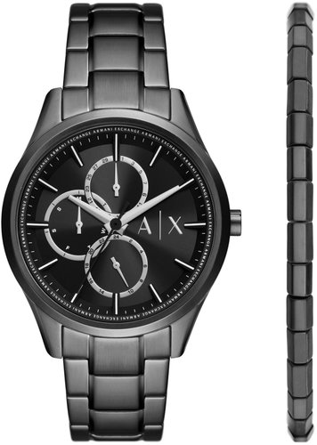 Armani Exchange men's gift set of Dane watch and bracelet AX7154SET - Men's Watch - Main image