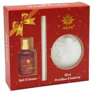 ARÔME Gift set of diffuser 30 ml and scented clay, Apple and Cinnamom - Reed Diffuser