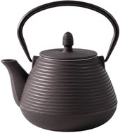 AROMELIO Cast iron teapot with filter YUKI, 1000 ml, black - Tea Kettle