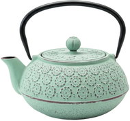 AROMELIO Cast iron teapot with filter KUMO, 1000 ml, green - Tea Kettle