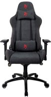 AROZZI VERONA Signature Soft Fabric čierna s červeným logom - Herná stolička