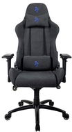 AROZZI VERONA Signature Soft Fabric fekete, kék logóval - Gamer szék