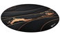 Arozzi Zona Floor Pad Black Gold - Podložka pod židli