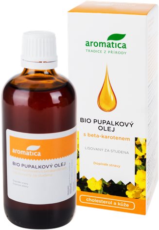 Organic Evening Primrose Oil with Beta-Carotene and Vitamin E 100ml - Evening Primrose Oil - Main image