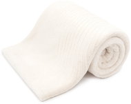 ARÔME HOME Luxury blanket with velvet lining, Breeze white - Blanket
