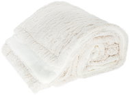 ARÔME HOME Luxury blanket with velvet lining, Harmony white - Blanket