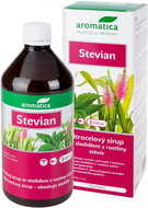 AROMATICA Stevian Plantain Syrup with Sweetener from the stevia Plant, Suitable for Children from 3 years, 210ml - Herbal Syrup