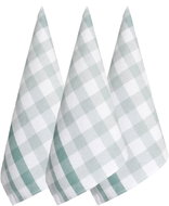 ARÔME HOME Kuchyňské utěrky Zelené káro, malé, 3 ks - Kitchen Towel