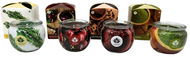 ARÔME Set svíček  ve skle a flower bo×u 4 × 90 g - Dárková sada