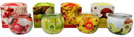 ARÔME Set svíček  ve skle a flower boxu 4 × 90 g, mix ovocných vůní - Sada svíček